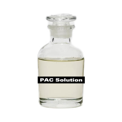 Campo petrolifero Soluzione di cloruro di polialluminio liquido pac impianto di trattamento dell'acqua Prodotti chimici di trattamento Cas 1327 41 9 flocculazione in acqua