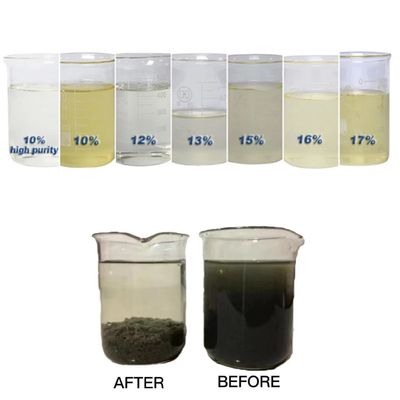 Acqua liquida gialla chiaro o incolore PAC per le applicazioni industriali