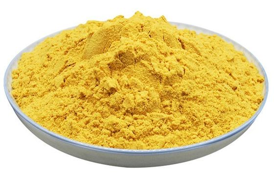 Trattamento dell'acqua con solfato ferrico da giallo a marrone