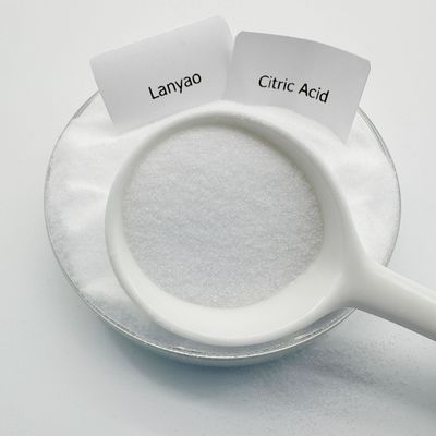 Acido citrico in polvere monohidrato con formula chimica C6H8O7·H2O
